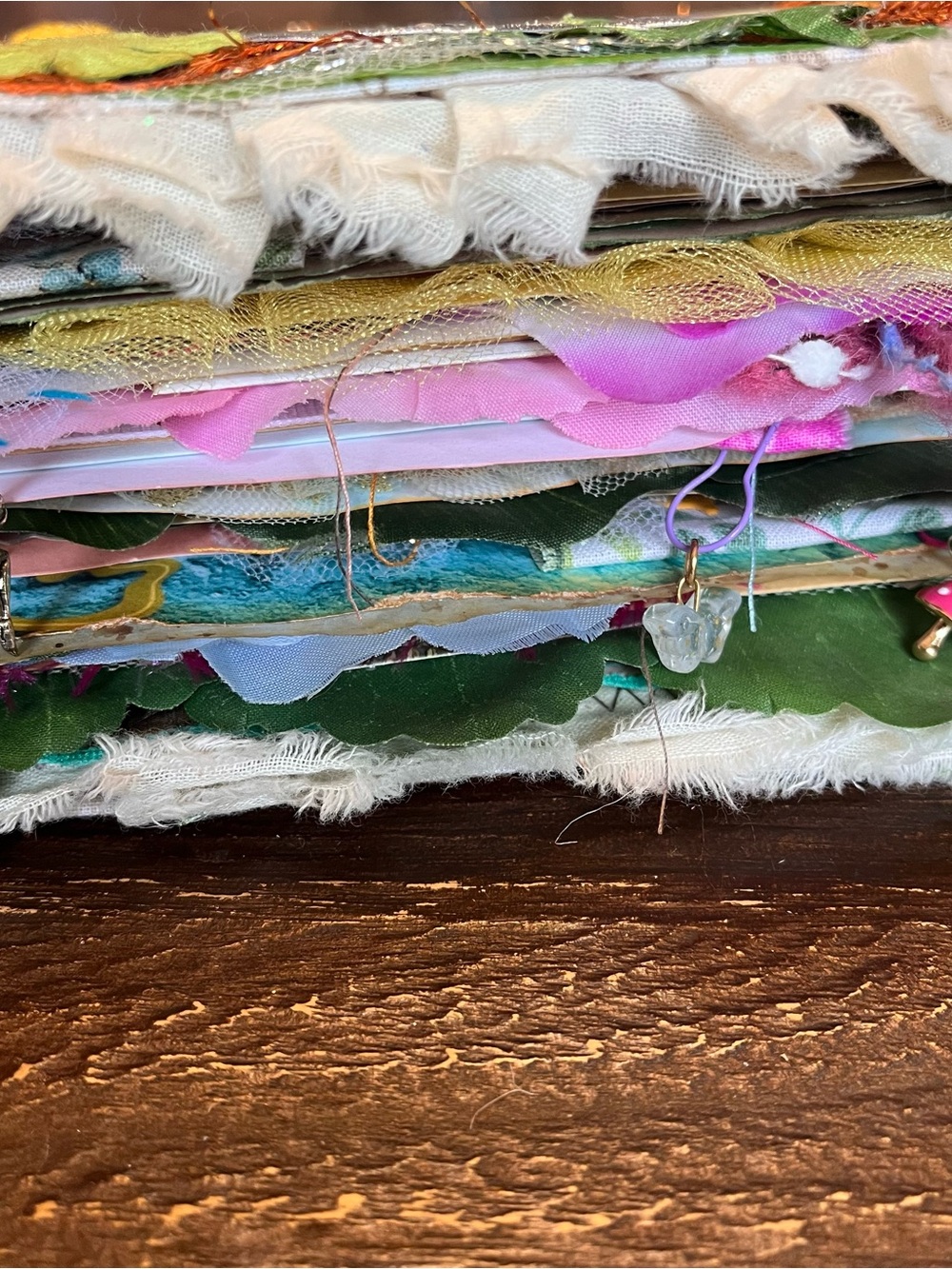 Fairy Junk Journal Grungy Floral Woodland Forest Boho Softcover 3 Signatures - Picture 15 of 16